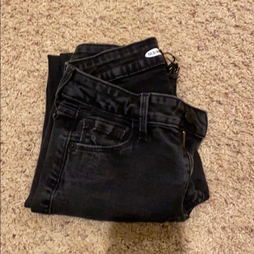 ripped black jeans